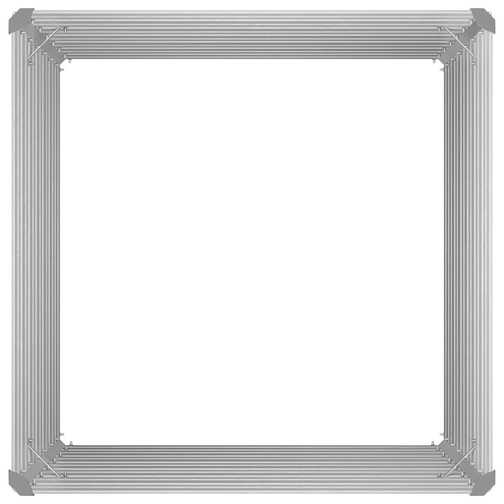 Vrtna Visoka Posuda za Biljke 100x100x77cm Pocinčani čelik boja