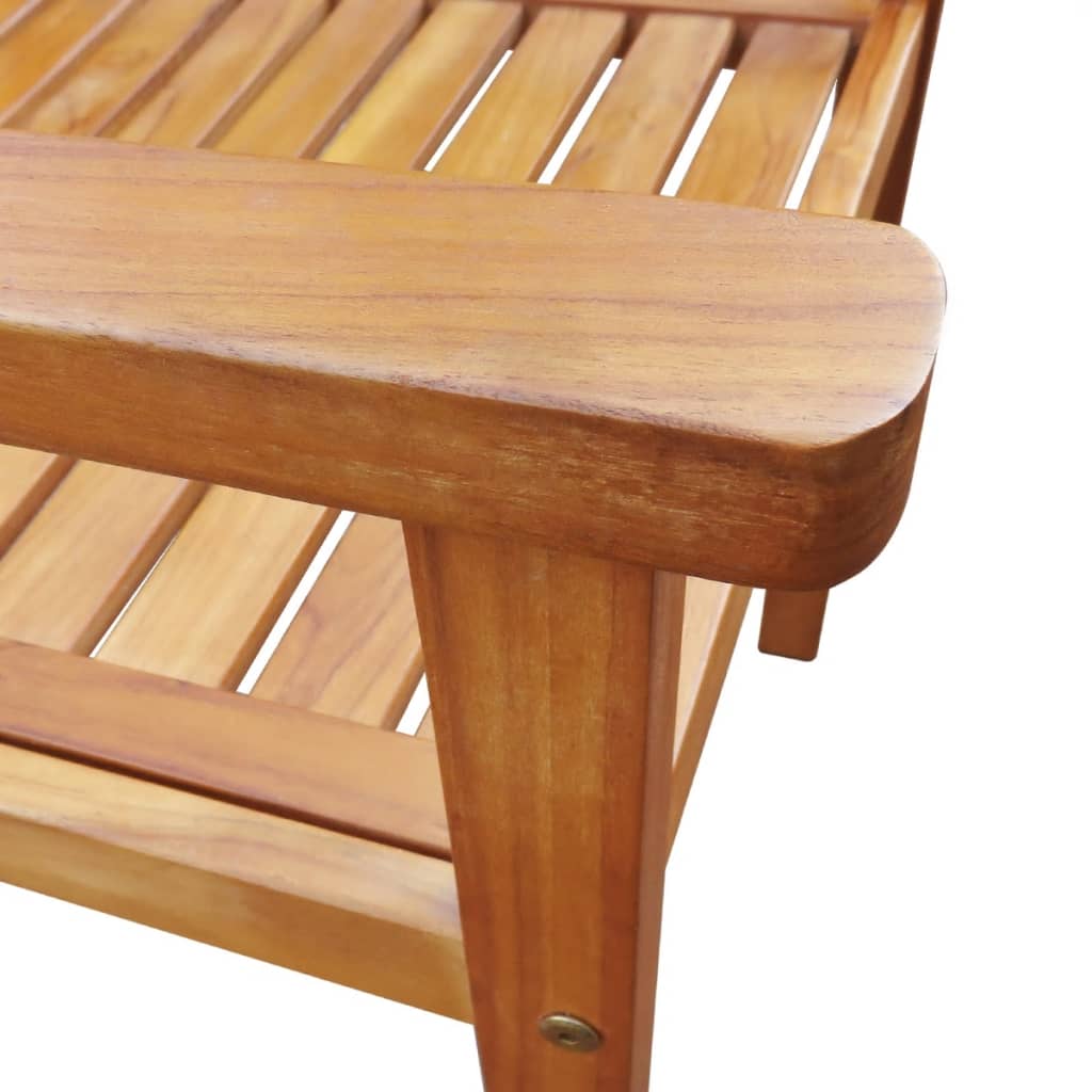 5-dijelni vrtni blagovaonski set bagremovo drvo Smeđa 140 cm table length