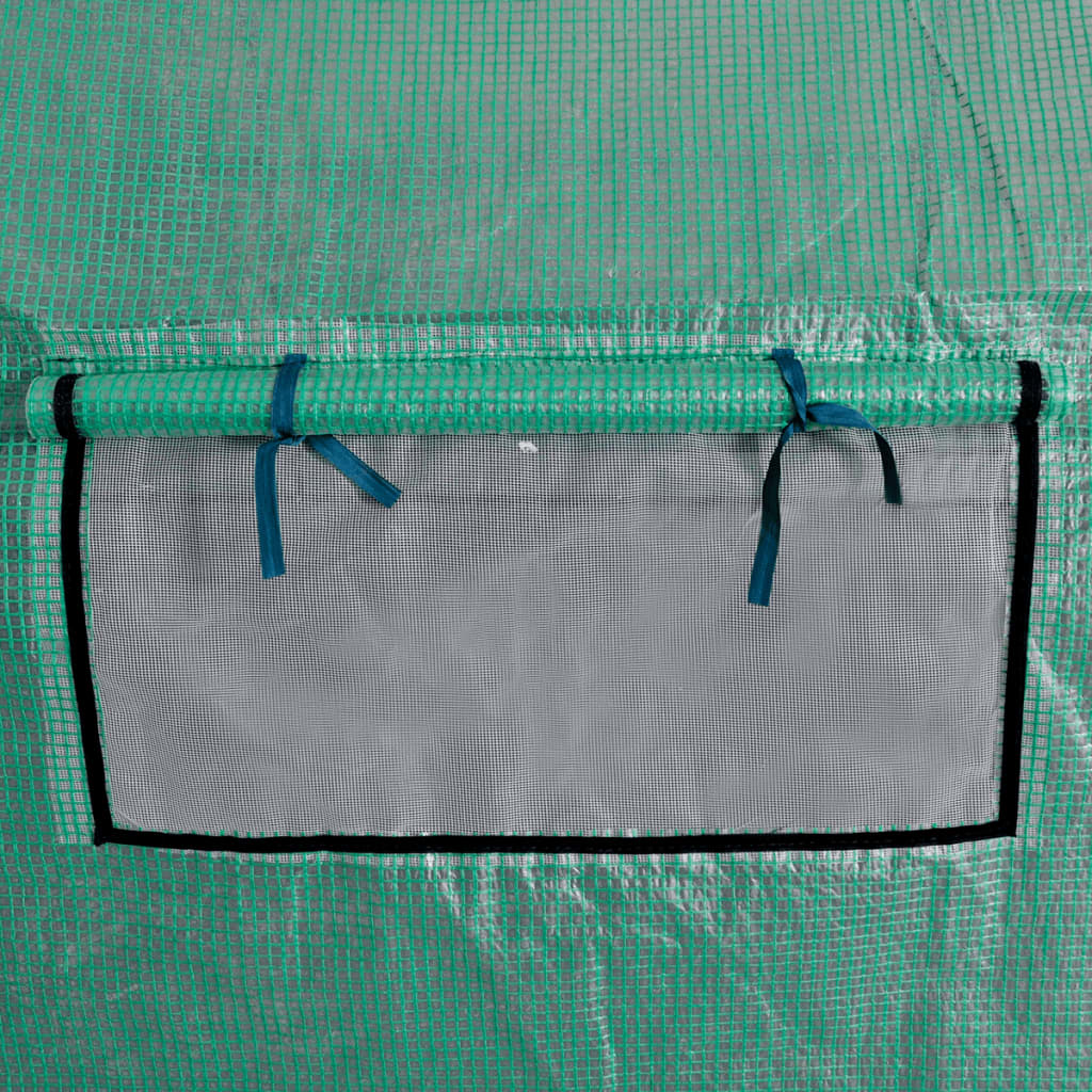 Prijenosni tunelasti plastenik s čeličnim okvirom 18 m²