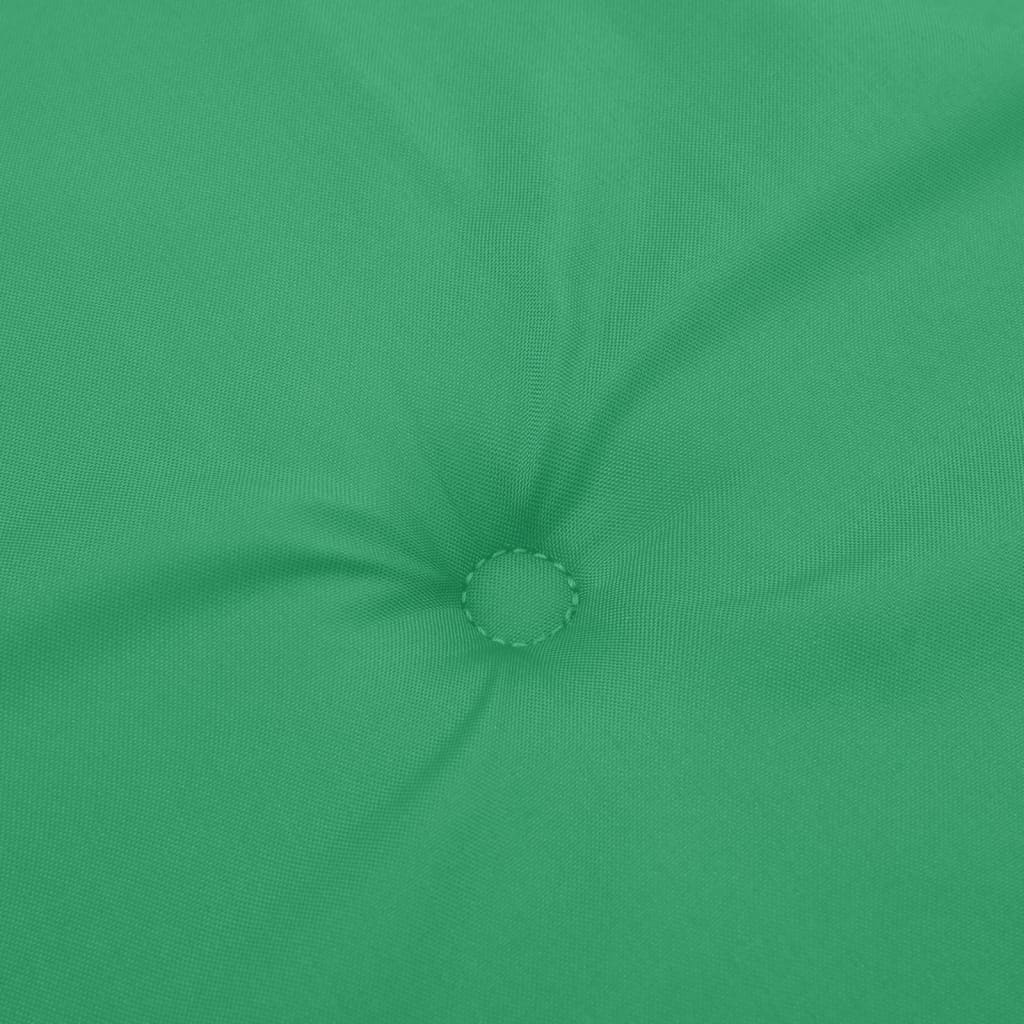 Jastuci za vrtne stolice 4 kom zeleni 120x50x3 cm od tkanine