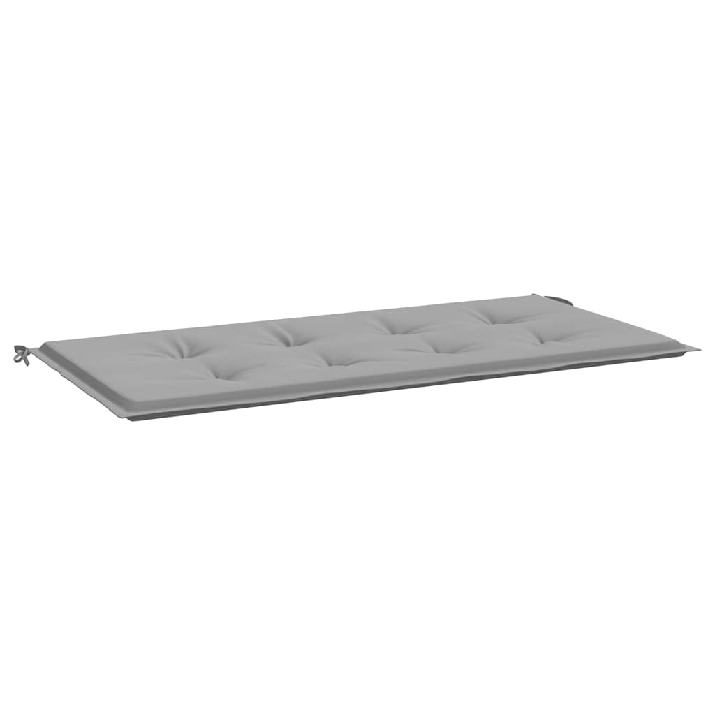 Jastuk za vrtnu klupu sivi 120x50x4 cm od tkanine Oxford