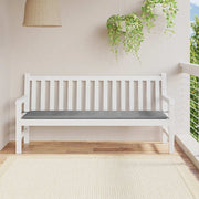 Jastuk za vrtnu klupu sivi 180 x 50 x 3 cm od tkanine Oxford