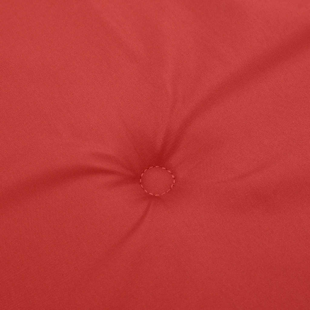 Jastuk za vrtnu klupu crveni 180 x 50 x 3 cm od tkanine Oxford