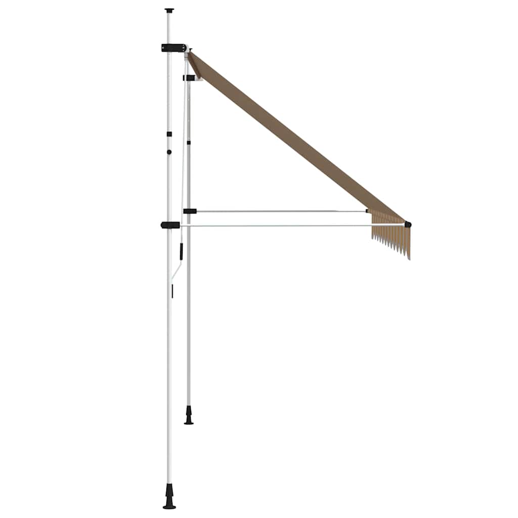 Tenda na ručno uvlačenje 300 cm žuto-plava prugasta