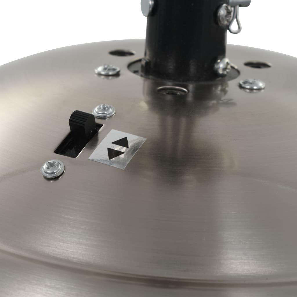 Ukrasni stropni ventilator sa svjetlom 128 cm smeđi