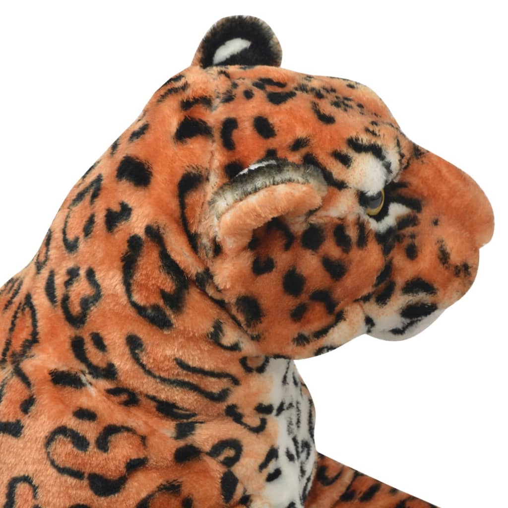 Plišani leopard smeđi XXL