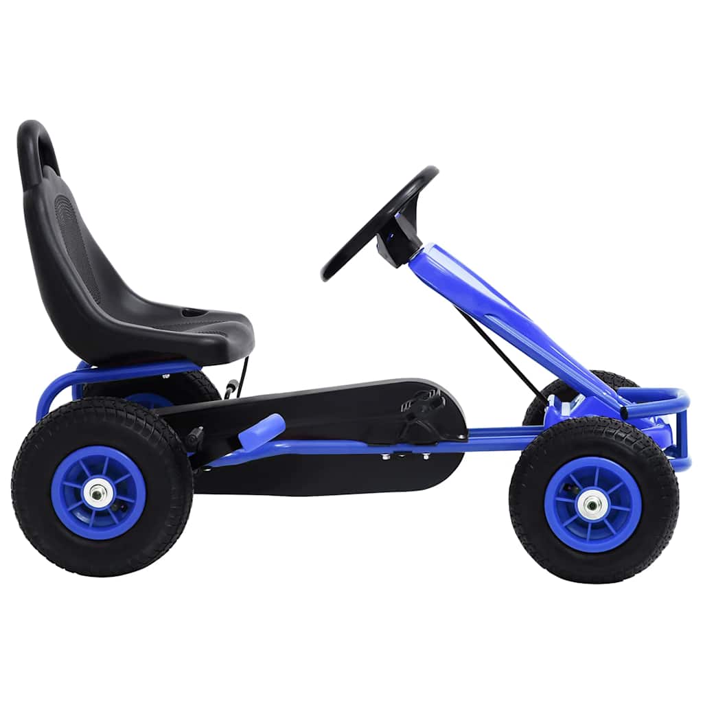 Go-Kart s Pedalama i Pneumatskim Gumama Plavi