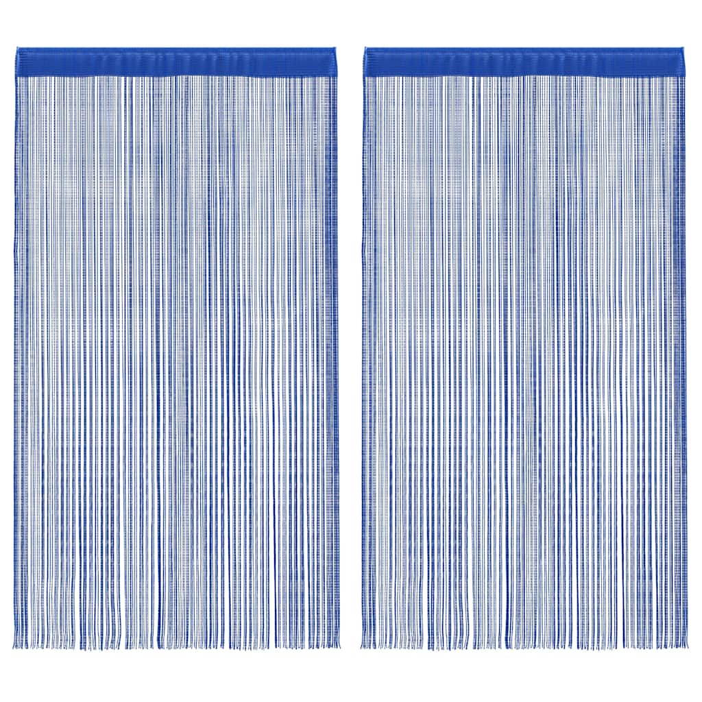 Končane Zavjese 2 kom 100x250 cm Plave