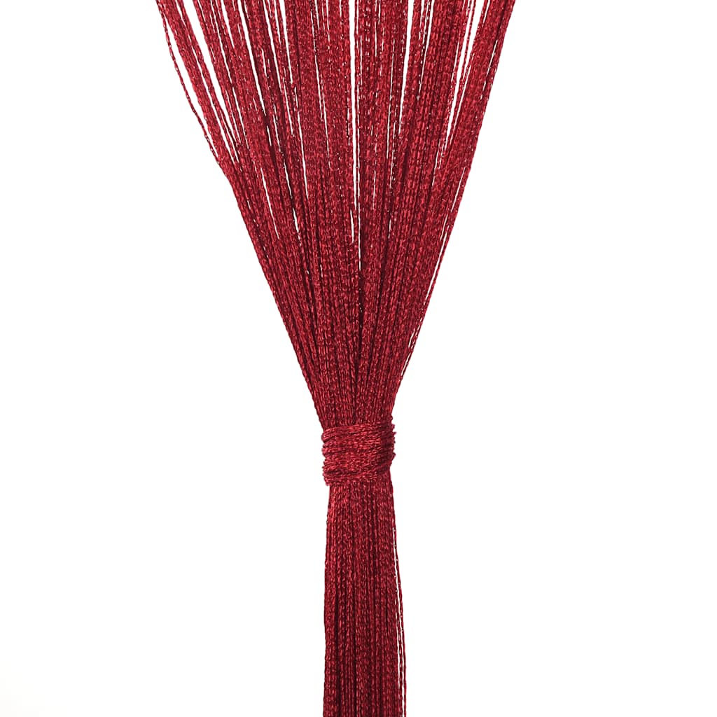 Končane Zavjese 2 kom 100x250 cm Bordo