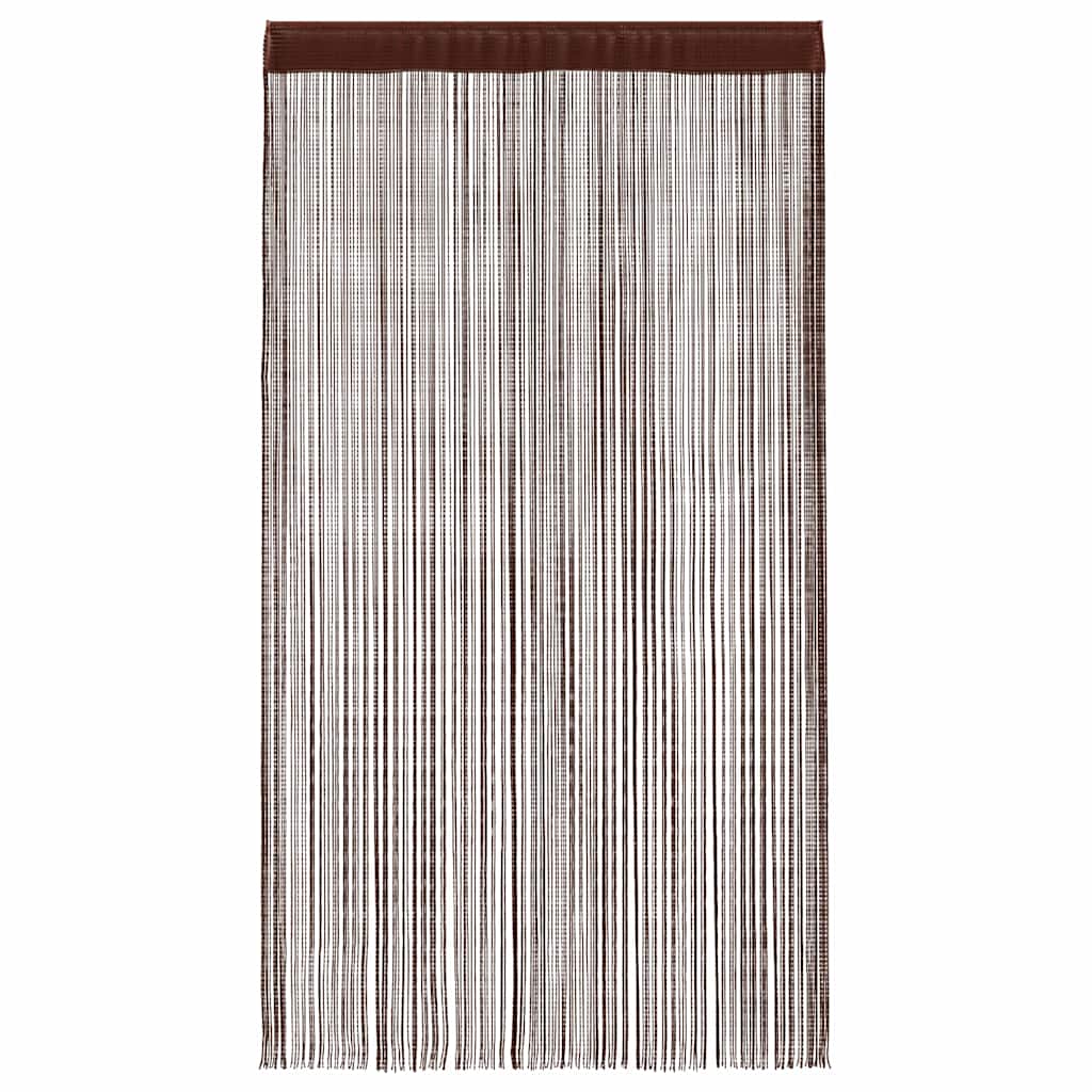 Končane Zavjese 2 kom 100x250 cm Smeđe