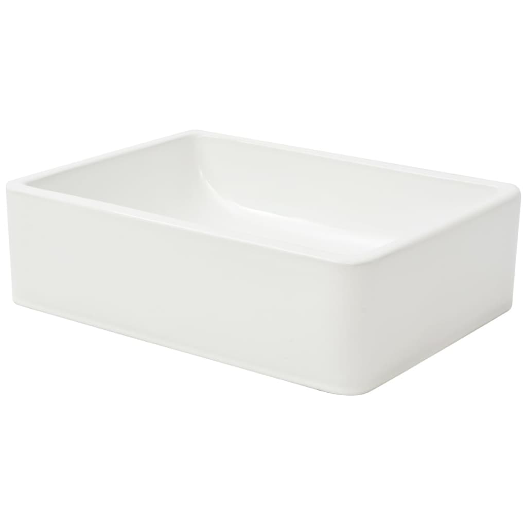 Umivaonik Keramički Bijeli 41x30x12 cm