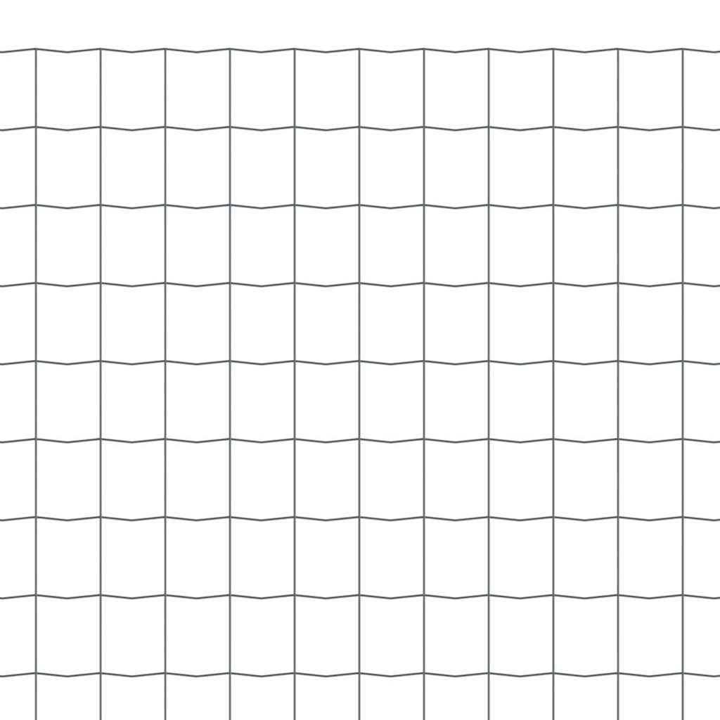 Euro ograda 25 x 0,8 m čelična siva