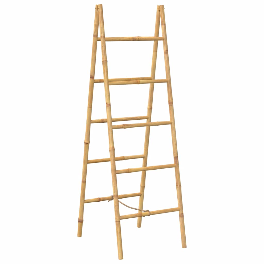 Duple Ljestve za Ručnike s Pet Šipki Bambus 50x160 cm