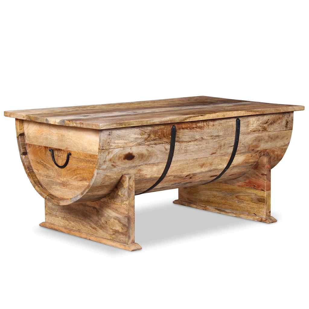 Stolić za Kavu Masivno Mango Drvo 88x50x40 cm