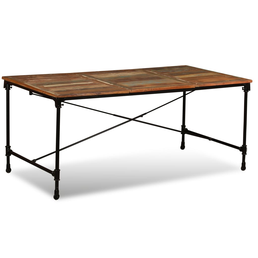 Blagovaonski Stol Masivno Obnovljeno Drvo 180 cm