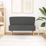 Sofa 117x55,5x77 cm Tkanina Tamno Siva