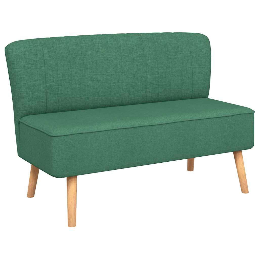 Sofa 117x55,5x77 cm Tkanina Zelena