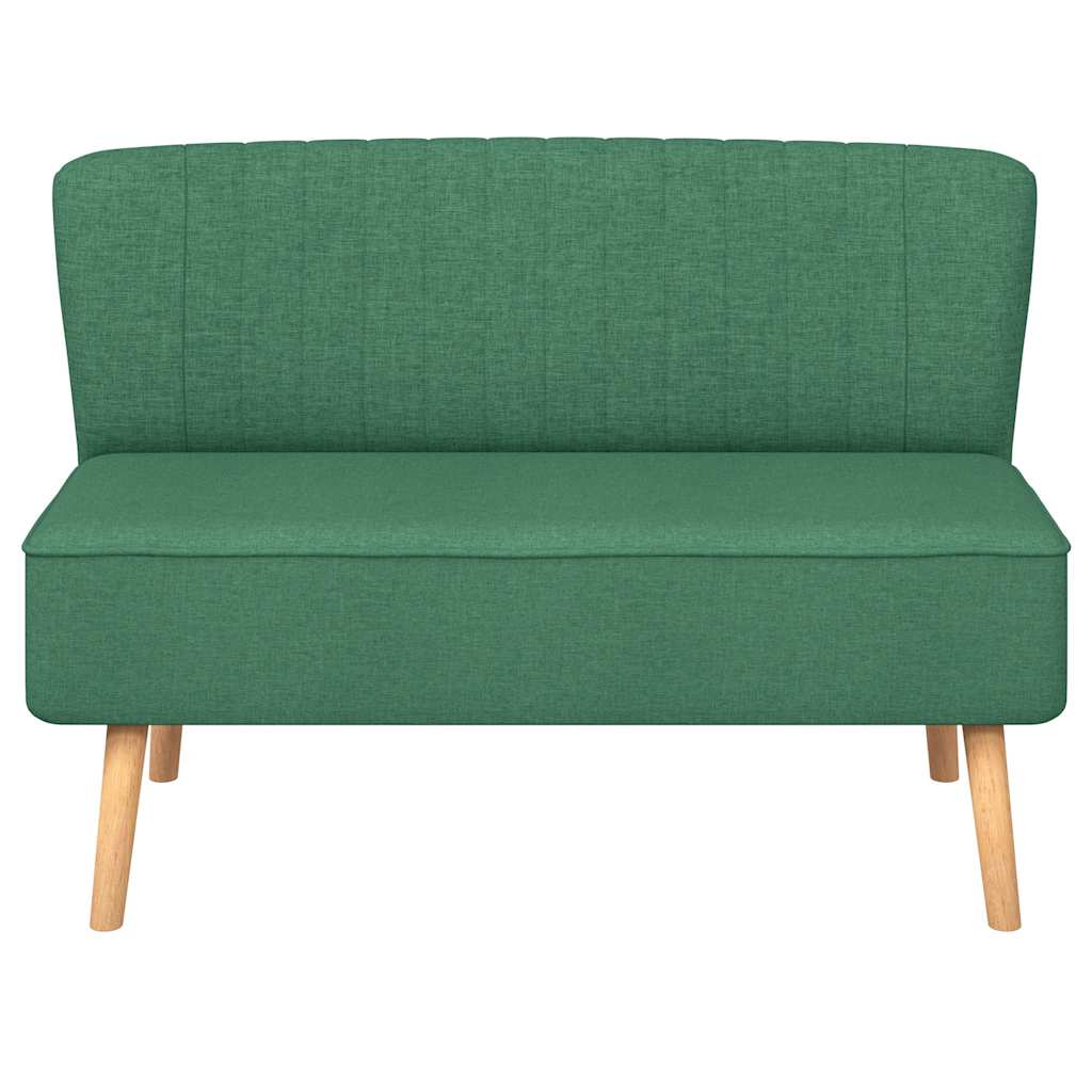 Sofa 117x55,5x77 cm Tkanina Zelena