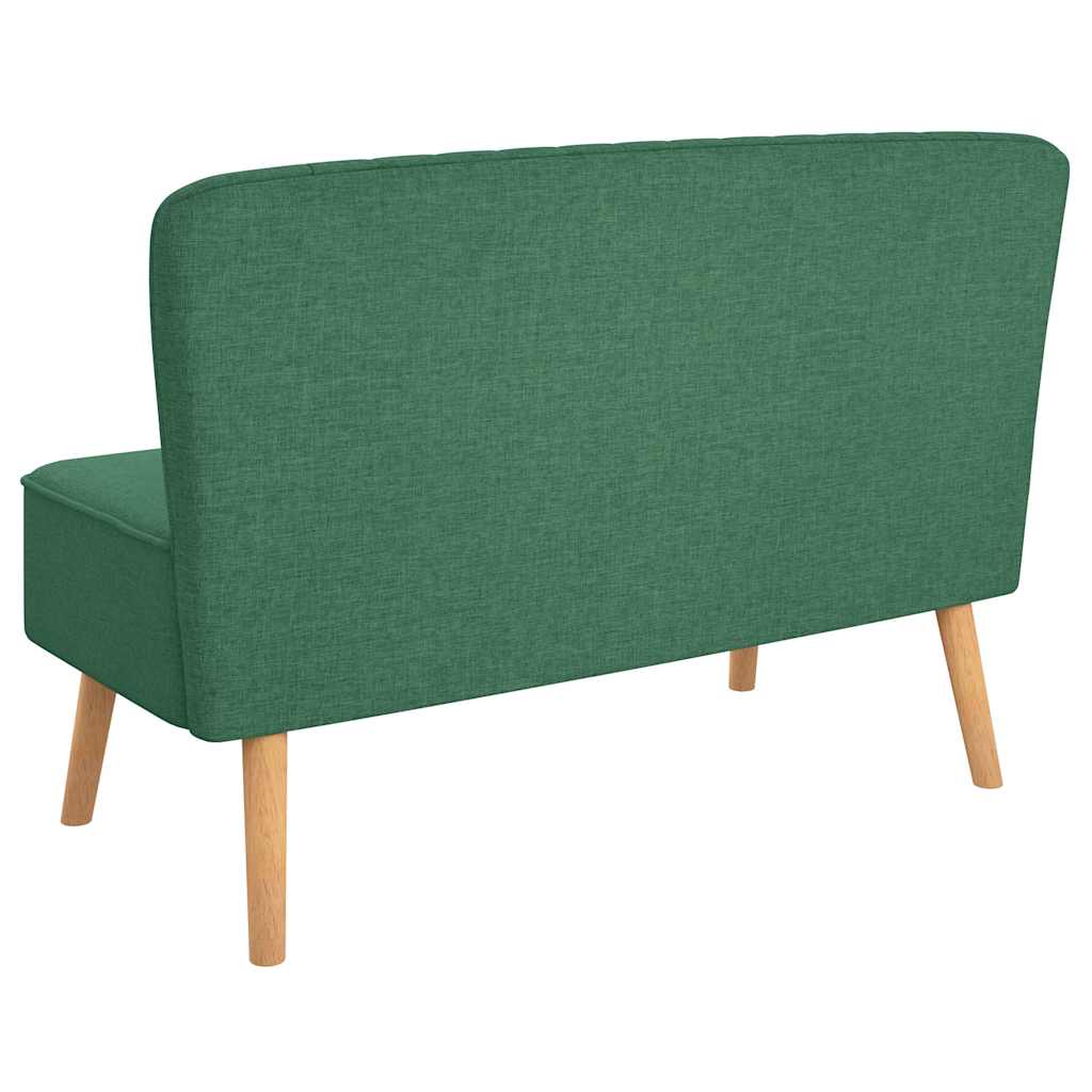 Sofa 117x55,5x77 cm Tkanina Zelena