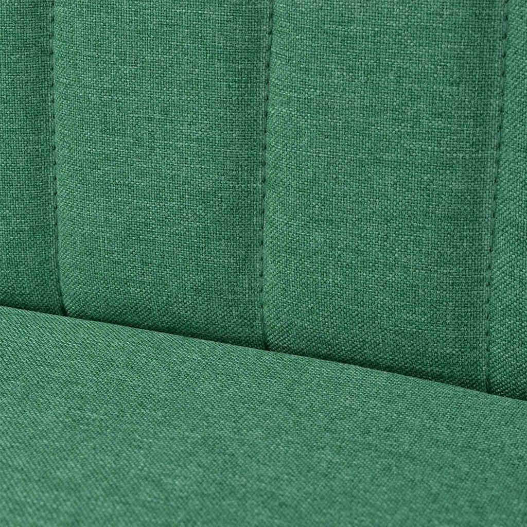 Sofa 117x55,5x77 cm Tkanina Zelena