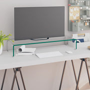 Stalak za TV /Monitor Prozirno Staklo 80x30x13 cm