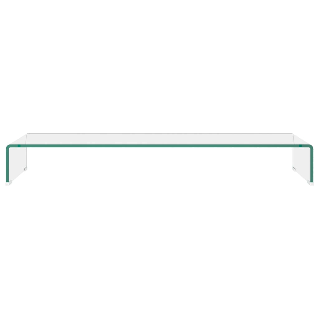 Stalak za TV /Monitor Prozirno Staklo 100x30x13 cm