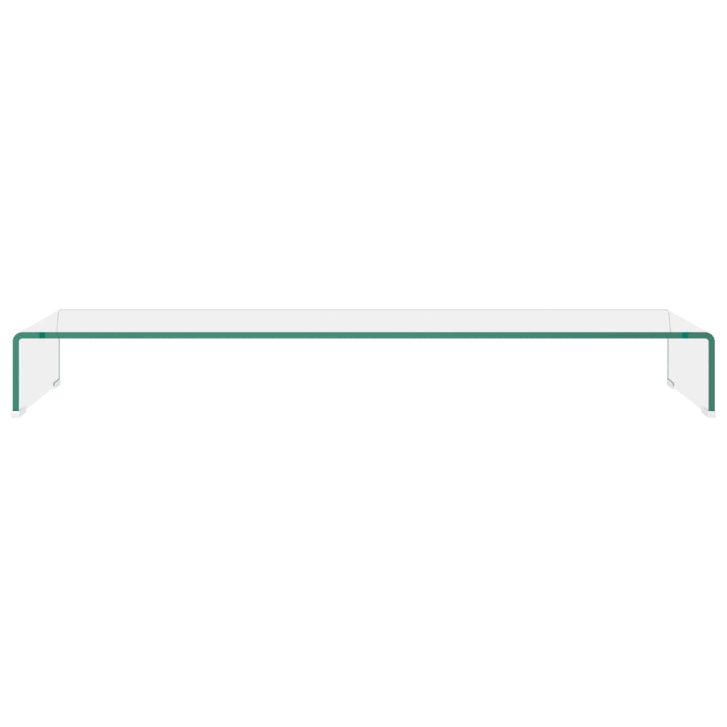 Stalak za TV /Monitor Prozirno Staklo 110x30x13 cm