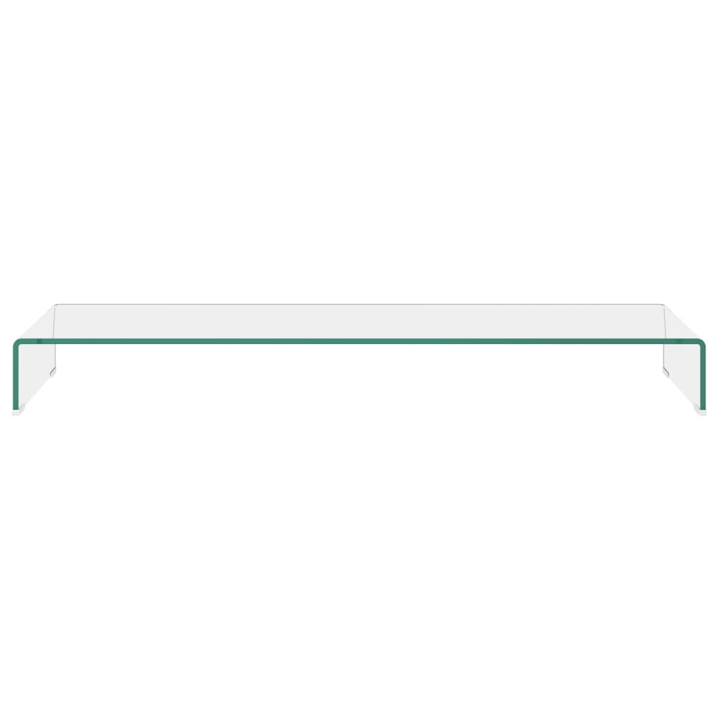 Stalak za TV /Monitor Prozirno Staklo 120x30x13 cm