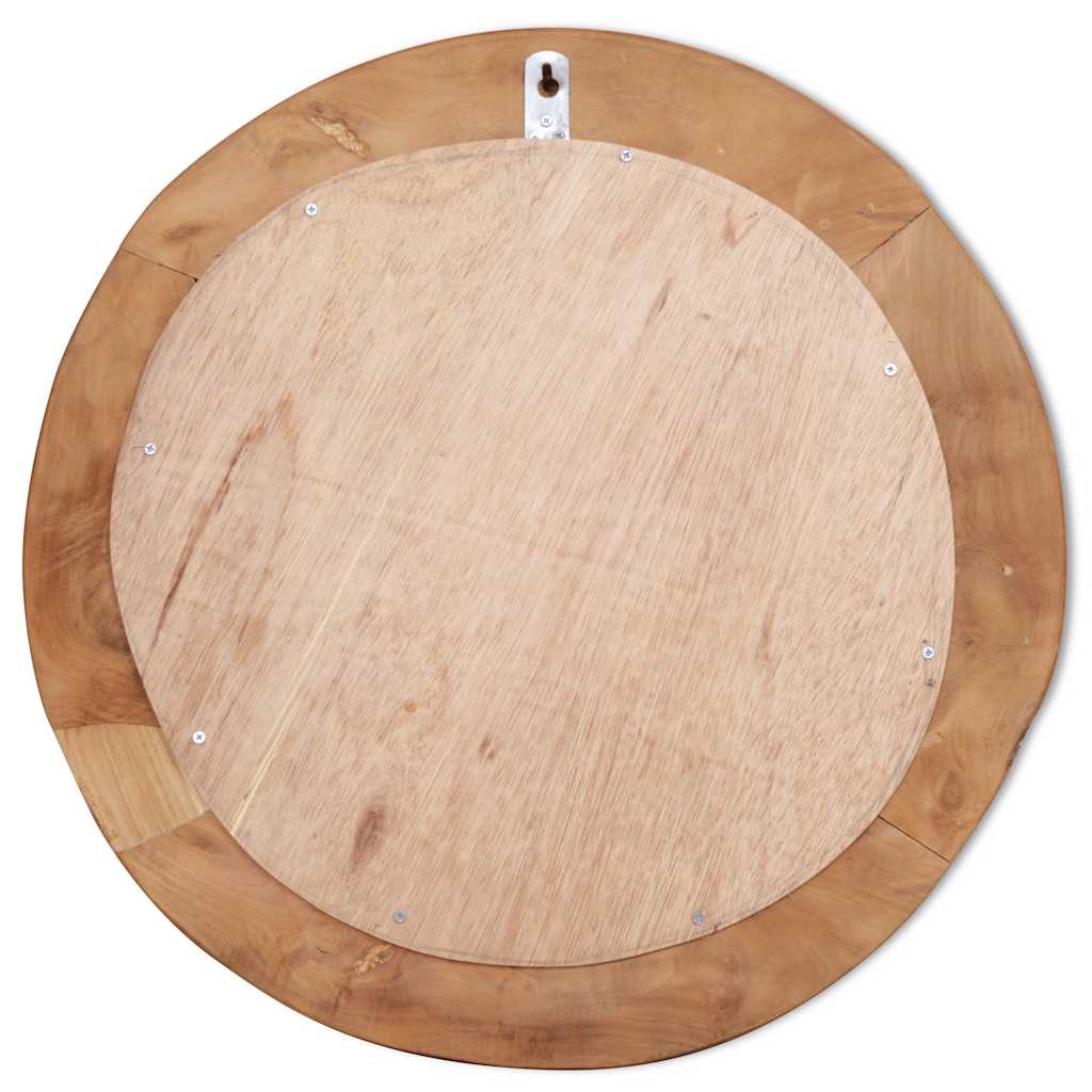 Ukrasno Ogledalo od Tikovine 60 cm Okruglo