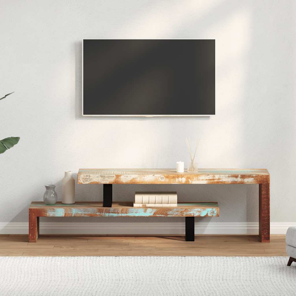 TV stalak od masivnog obnovljenog drva