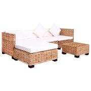 Sofa Set 14 kom Prirodni Ratan