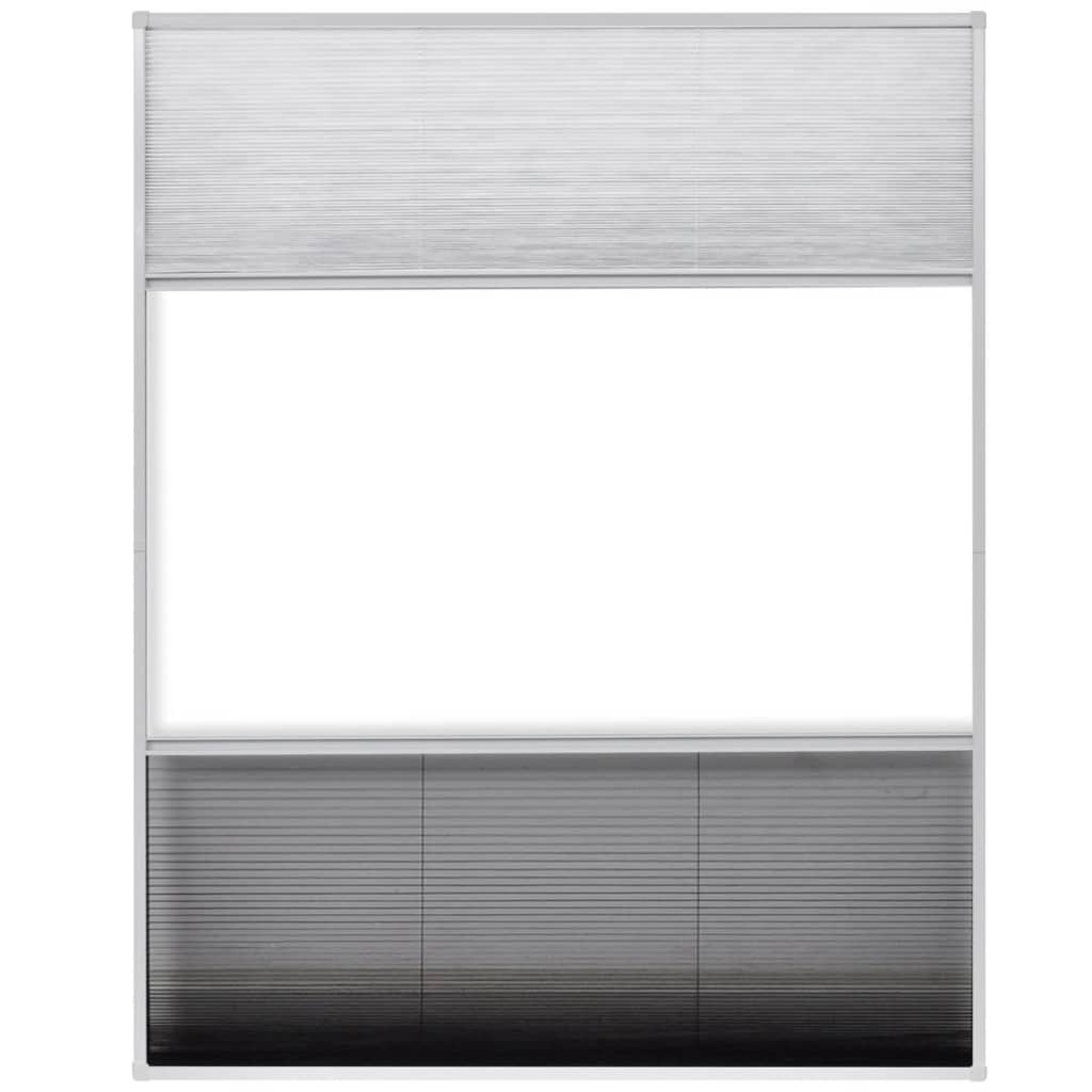 Zaslon Protiv Insekata za Prozore Aluminijski 80x100 cm sa Sjenilom