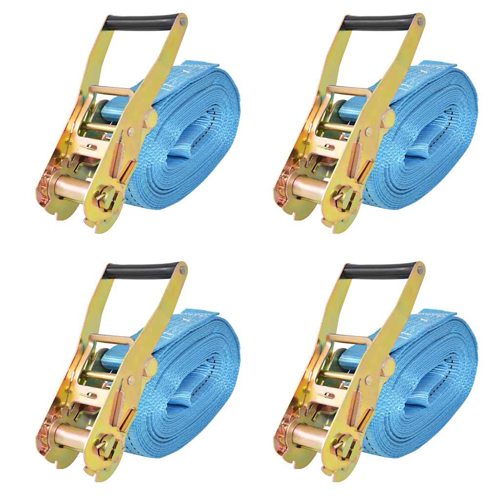 Trake za Vezanje Tereta 4 kom 4 Tone 8mx50mm Plave
