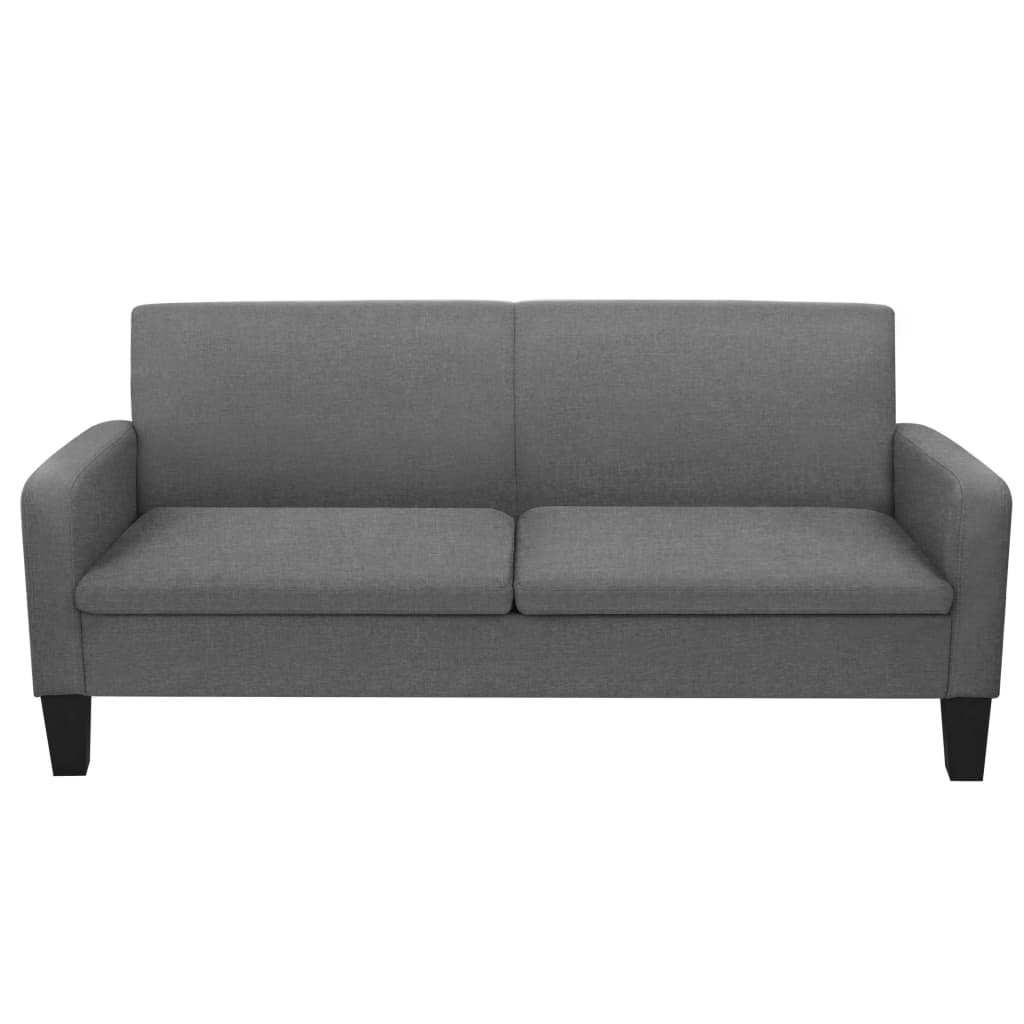 Kauč trosjed 180x65x76 cm tamno sivi