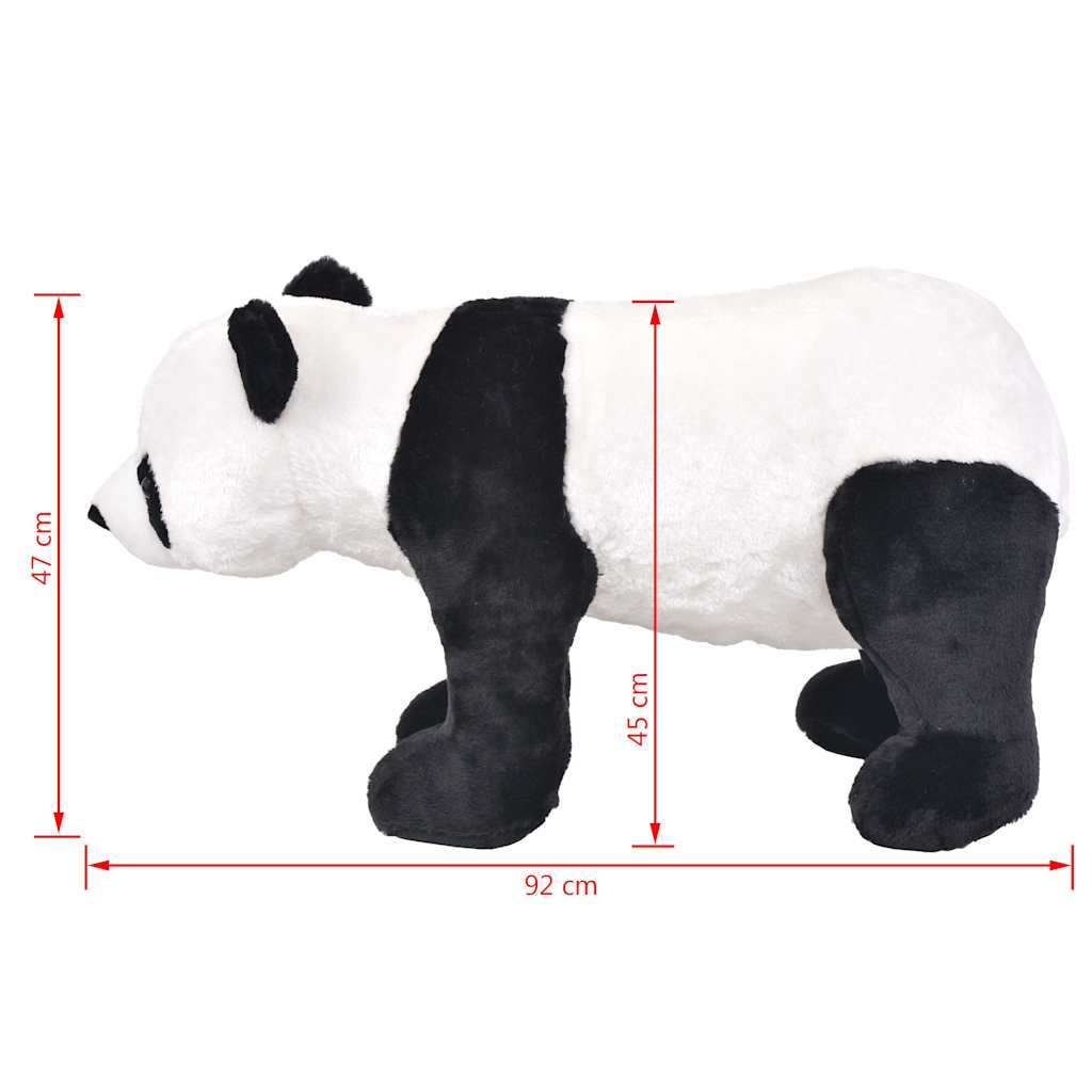 Samostojeća plišana panda crno-bijela XXL