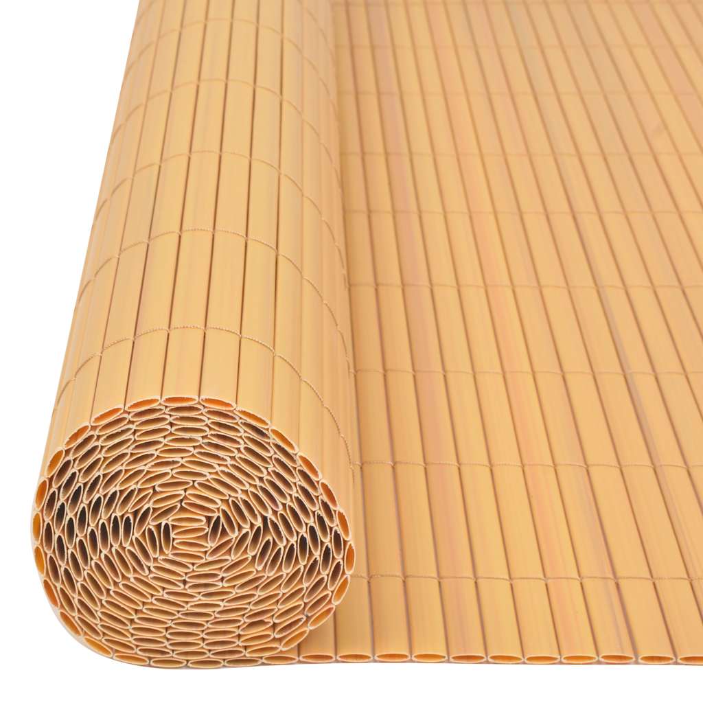 Dvostrana vrtna ograda PVC 90 x 300 cm žuta