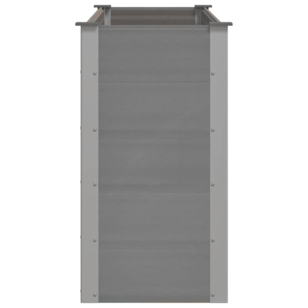 Vrtna Posuda za Sadnju WPC 150x50x91 cm Siva