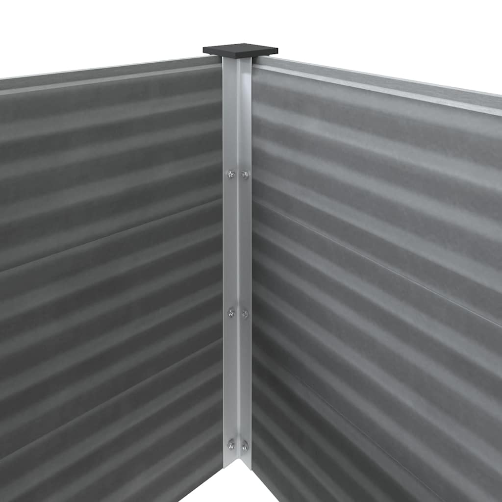 Vrtna Posuda za Sadnju WPC 150x50x91 cm Siva