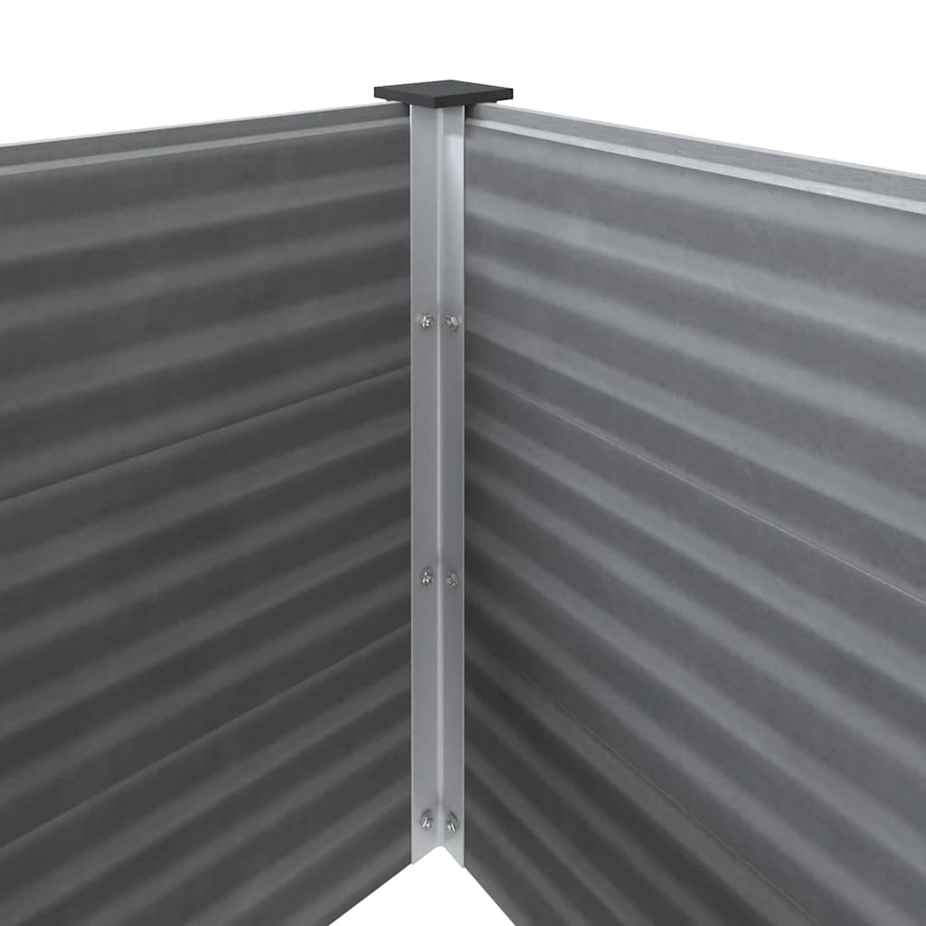 Vrtna Posuda za Sadnju WPC 150x100x54 cm Siva