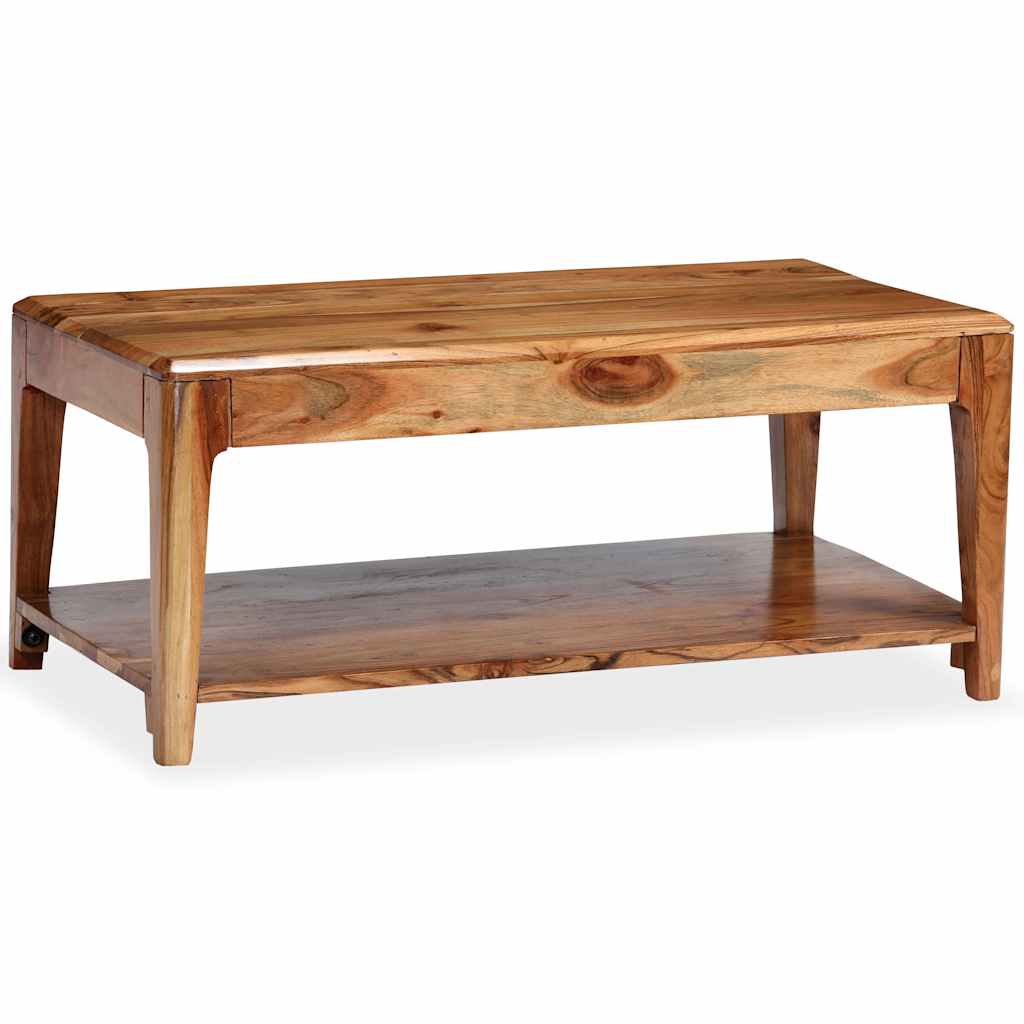 Stolić za kavu od masivnog drva 88 x 50 x 38 cm
