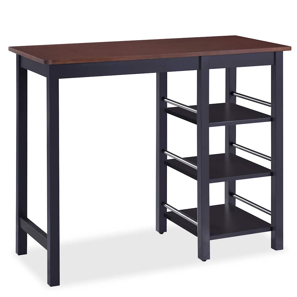 Barski Set 3 kom MDF Crni
