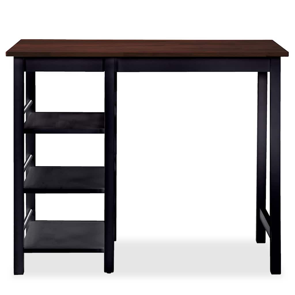 Barski Set 3 kom MDF Crni