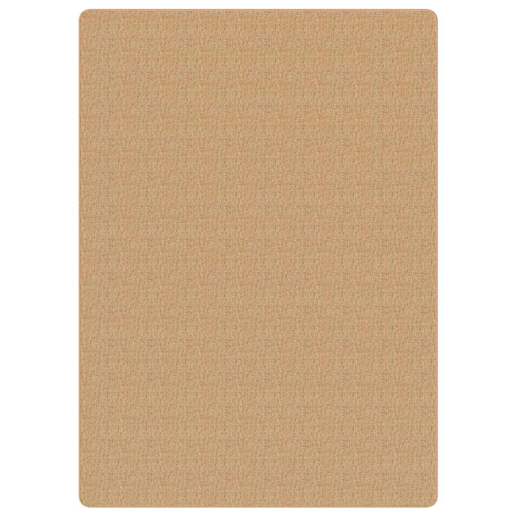 Ukrasni tepih od jute s podlogom od lateksa 120x180 cm prirodni
