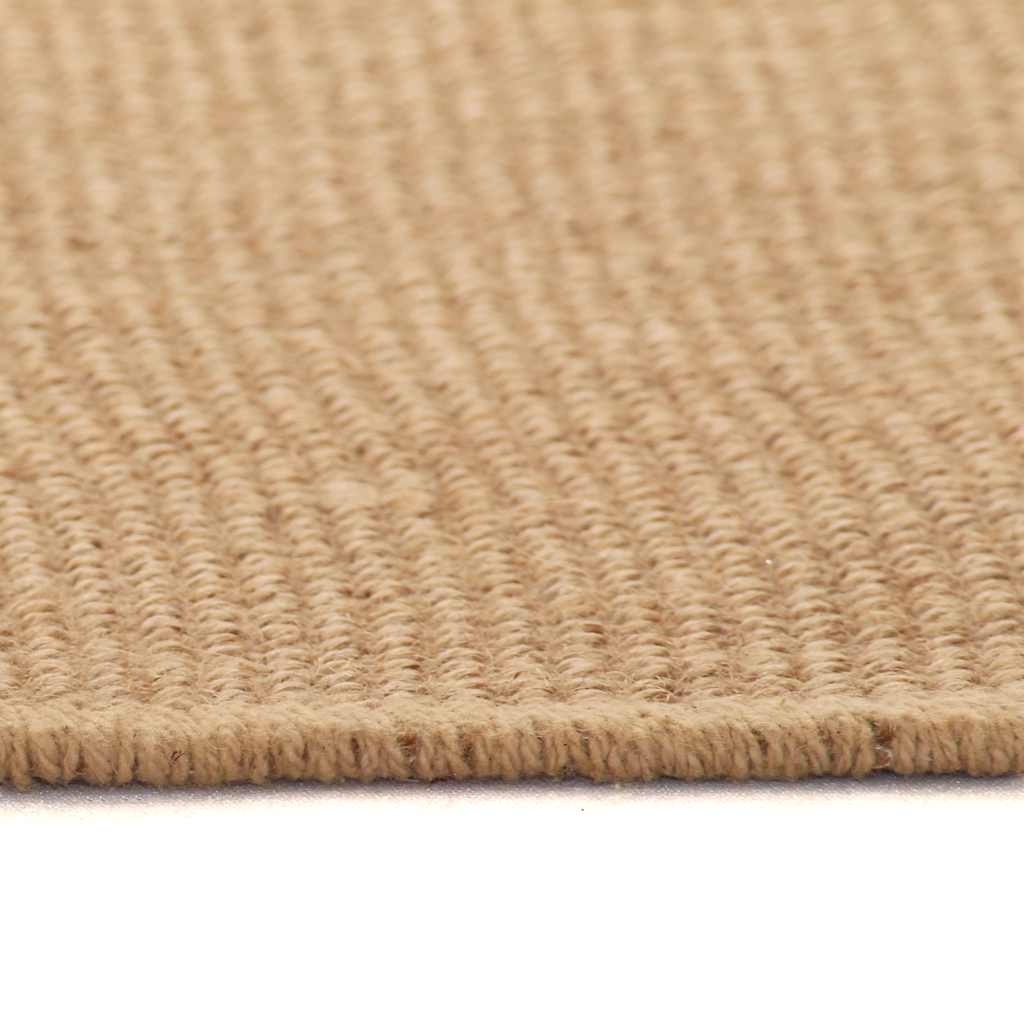 Ukrasni tepih od jute s podlogom od lateksa 120x180 cm prirodni