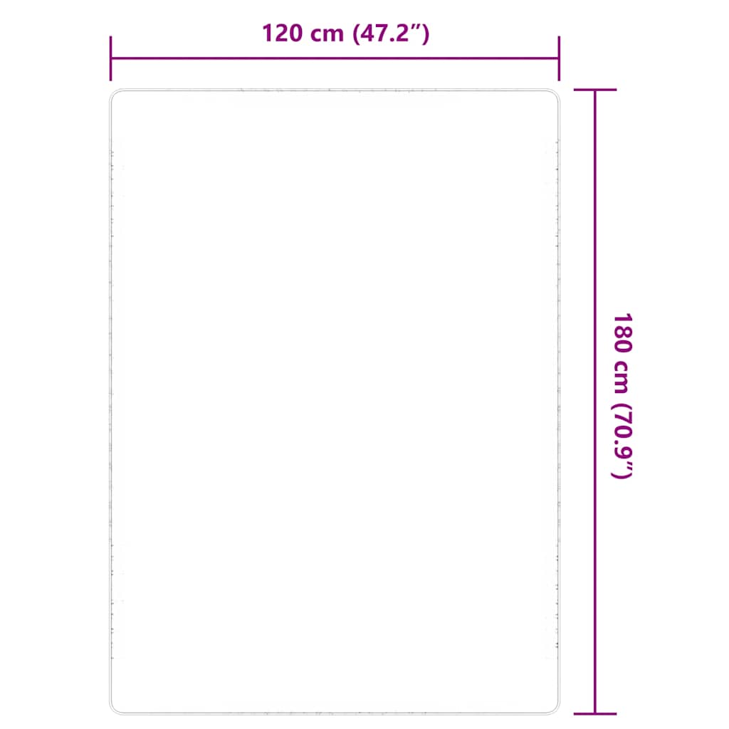 Ukrasni tepih od jute s podlogom od lateksa 120x180 cm prirodni
