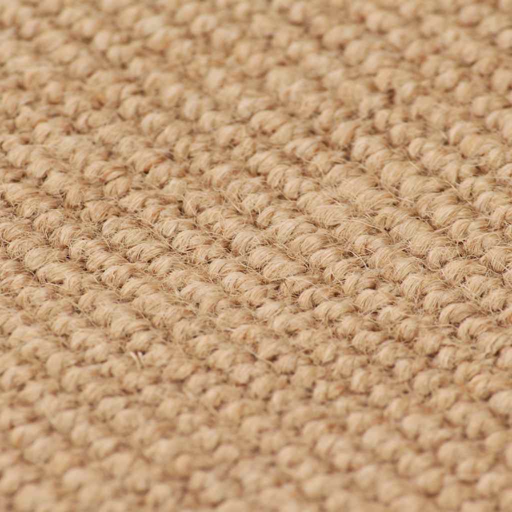 Ukrasni tepih od jute s podlogom od lateksa 160x230 cm prirodni