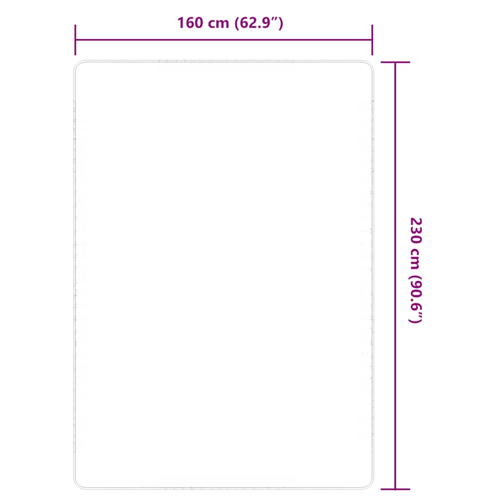 Ukrasni tepih od jute s podlogom od lateksa 160x230 cm prirodni