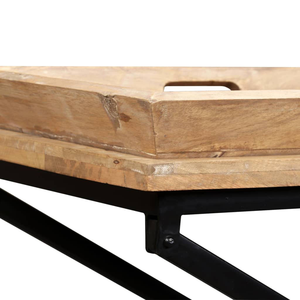 Konzolni stol od masivnog drva manga 130 x 40 x 80 cm