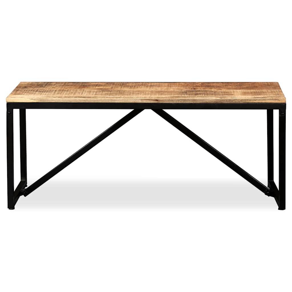 Klupa od masivnog drva manga 110x35x45 cm