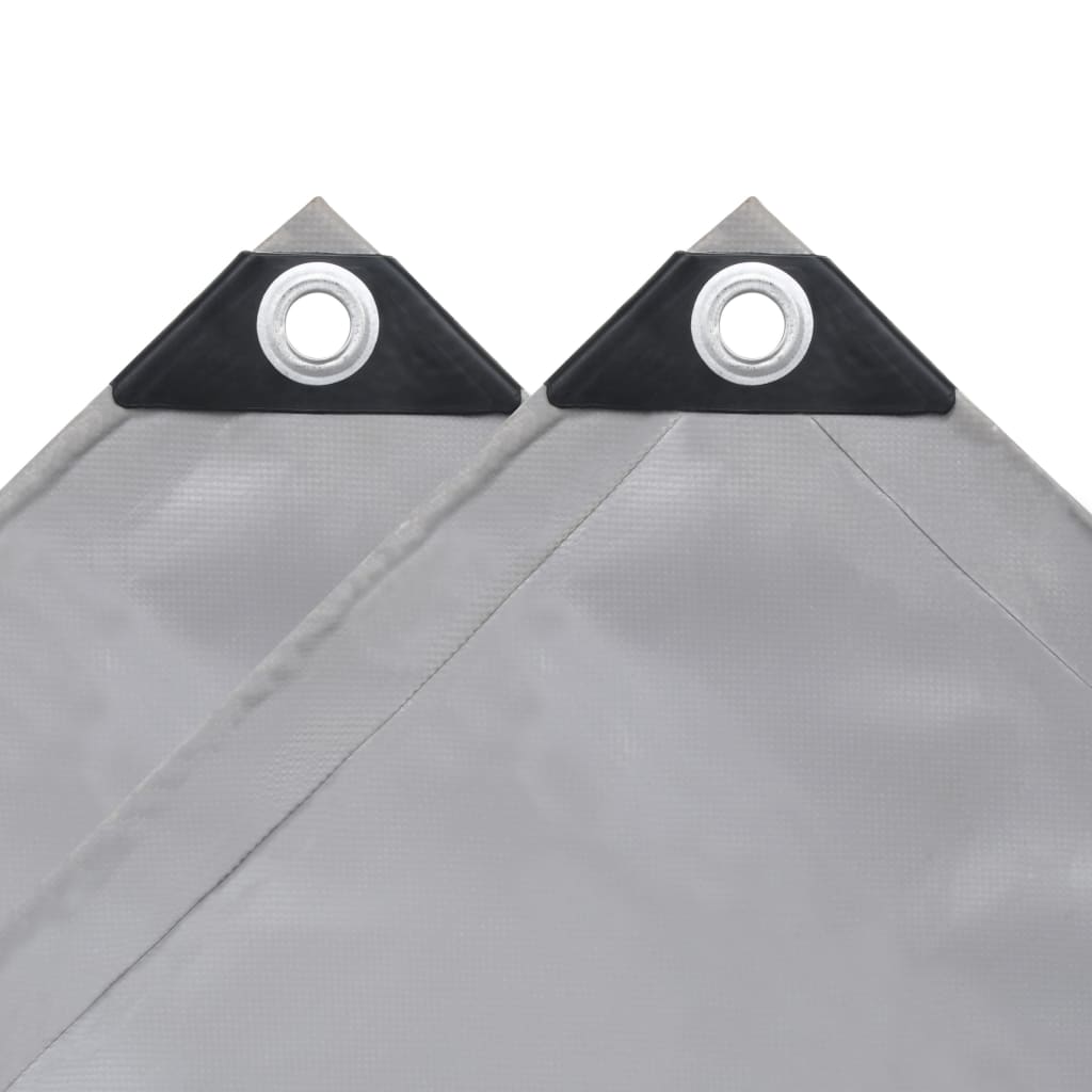 Cerada 650 g/m² 4 x 4 m siva